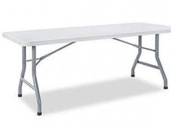 6ft white rectangle tables