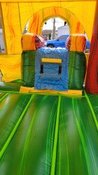 20220402 184848 1684263862 Tropical Crush Bounce House W/Slide Combo (Dry Option)