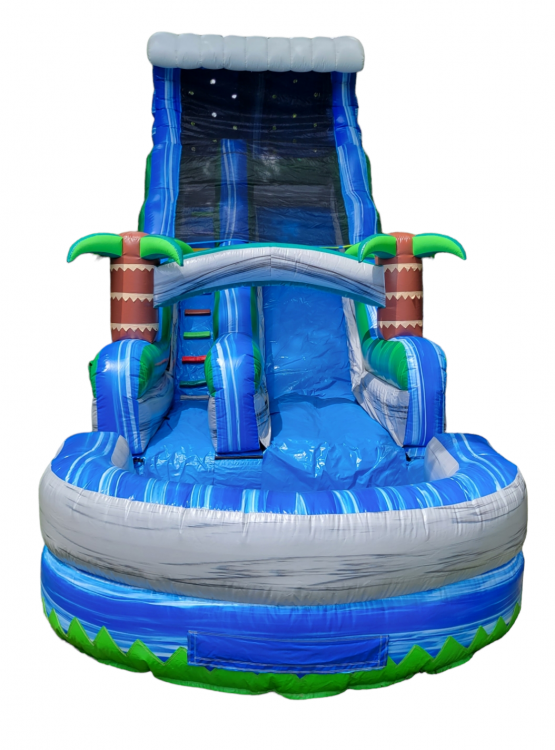 18ft Tropical Rush water Slide