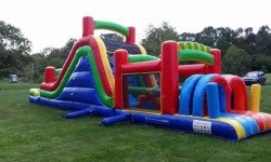 46ft Obstacle course with pool