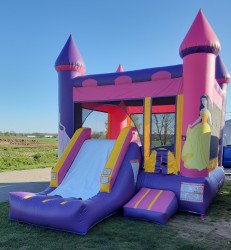 Princess Dry Bounce House W/Slide Combo