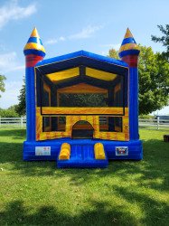 Blue Arctic Bounce House