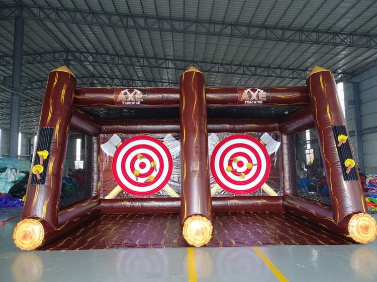 Inflatable Double axe throwing Game