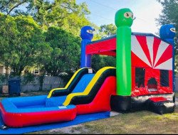 Screenshot 20210831 160211 Facebook 1642820467 Ninja Warrior Bounce House W/Slide Combo (Dry Option)