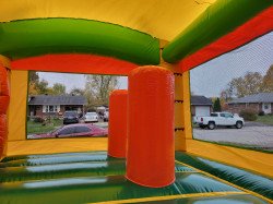 20231028 171149 1705700037 Tropical Bounce House W/Slide Dual Lane/dry