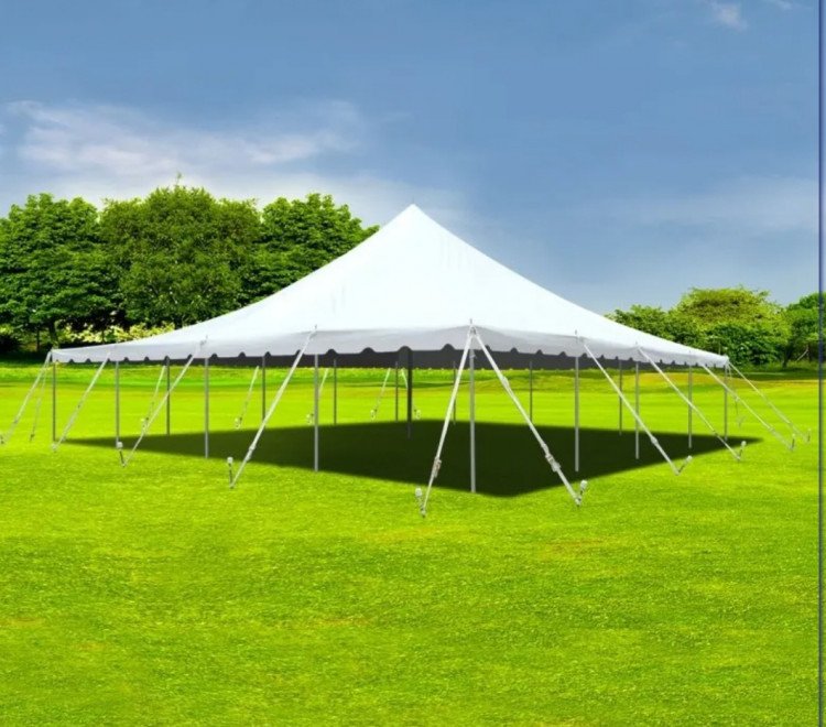 40×40 pole tent